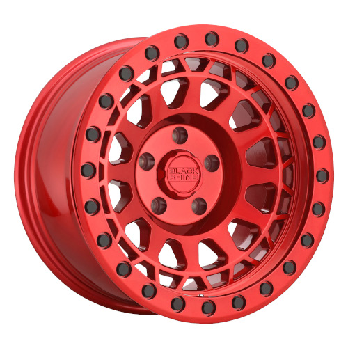 Black Rhino Primm Candy Red W/ Black Bolts - Part Number 1895PRM126140R12 Black Rhino Primm Candy Red W/ Black Bolts Photo