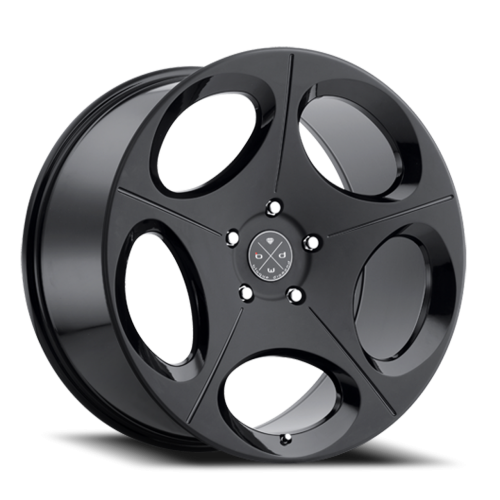 Blaque Diamond Bd-77 Gloss Black W/ Matte Black Face