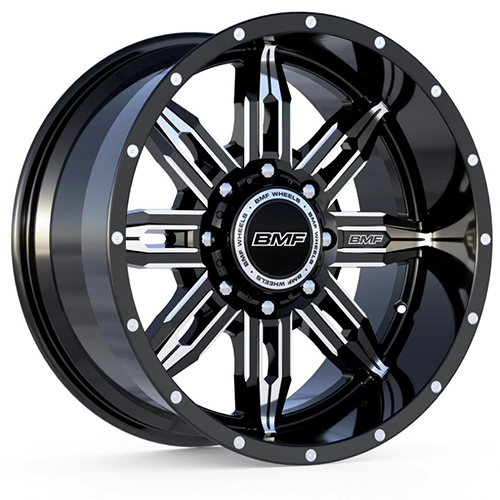 BMF Roulette Black W/ Milled Spokes - Part Number 113-0986+001 BMF Roulette Black W/ Milled Spokes Photo
