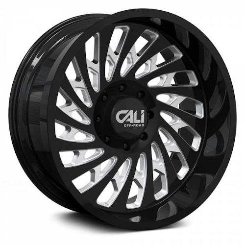 Cali Offroad Switchback 9108 Gloss Black W/ Milled Spokes Photo