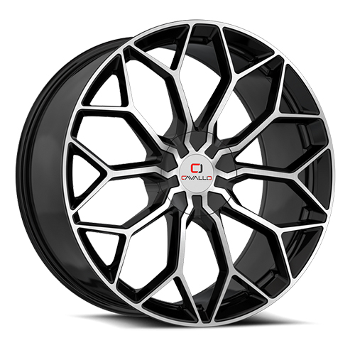 Cavallo CLV-44 Gloss Black Machined