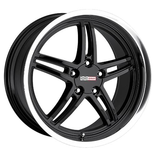 Cray Scorpion Gloss Black W/ Chrome Lip - Part Number 1905CRS655121B70 Cray Scorpion Gloss Black W/ Chrome Lip Photo