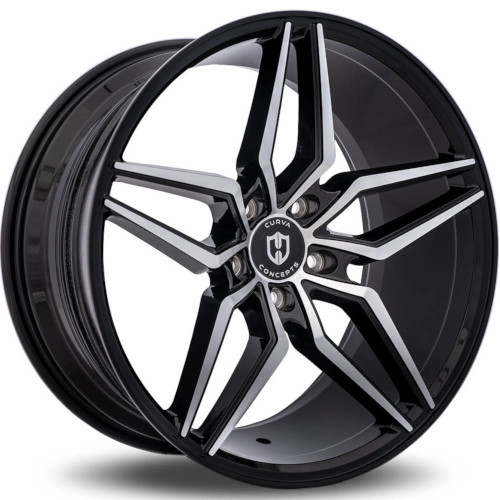 Curva Concepts C25 Black Machined Face - Part Number C25-20851143573BMF Curva Concepts C25 Black Machined Face Photo