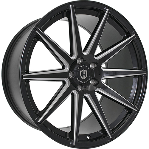 Curva Concepts C49 Black Milled Window - Part Number C49-221051152573BMW Curva Concepts C49 Black Milled Window Photo