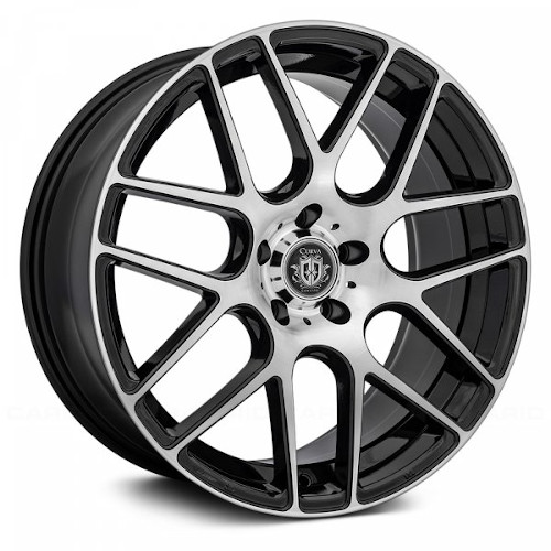 Curva Concepts C7 Black Machined Face - Part Number C7-19951144073BMF Curva Concepts C7 Black Machined Face Photo