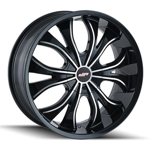 Dip Hustler D42 Gloss Black W/ Machined Face - Part Number D42-2811B Dip Hustler D42 Gloss Black W/ Machined Face Photo