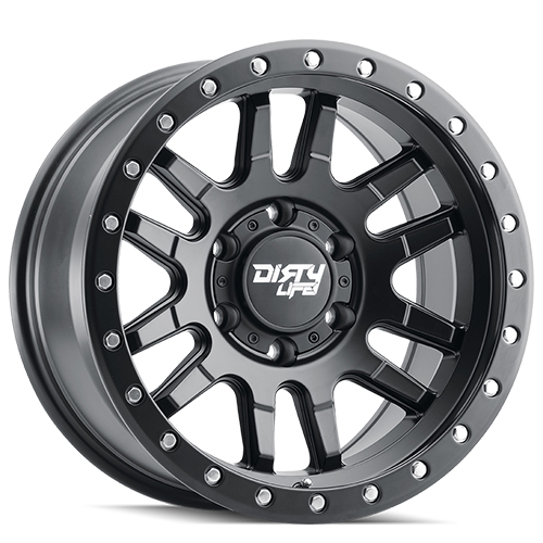 Dirty Life Canyon Pro 9309 Matte Black W/ Simulated Ring - Part Number 9309-7973MB12 Dirty Life Canyon Pro 9309 Matte Black W/ Simulated Ring Photo