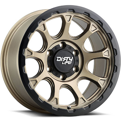 Dirty Life Drifter 9307 Matte Gold W/ Matte Black Lip - Part Number 9307-7873MGD Dirty Life Drifter 9307 Matte Gold W/ Matte Black Lip Photo