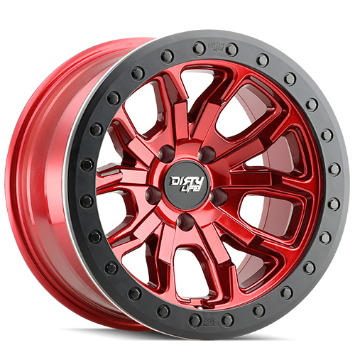 Dirty Life DT-1 9303 Crimson Candy Red - Part Number 9303-7985R38 Dirty Life DT-1 9303 Crimson Candy Red Photo