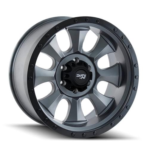 Dirty Life Ironman 9300 Matte Gunmetal W/ Beadlock - Part Number 9300-7865MG6N Dirty Life Ironman 9300 Matte Gunmetal W/ Beadlock Photo