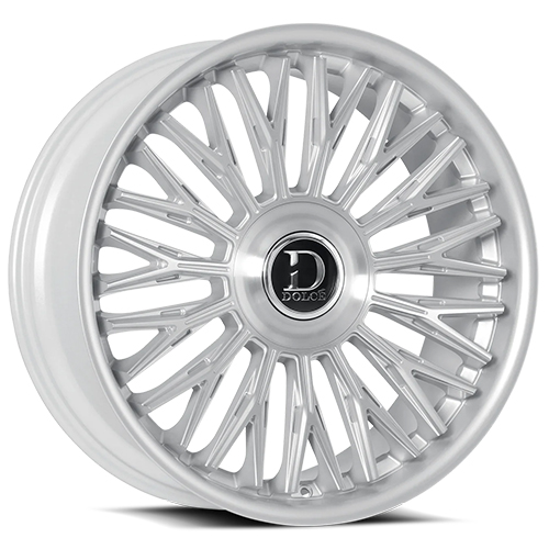 Dolce Luxury Lusso Gloss Silver W/ Brushed Face & Stainless Lip - Part Number LUSSO-241036GSBF25 Dolce Luxury Lusso Gloss Silver W/ Brushed Face & Stainless Lip Photo