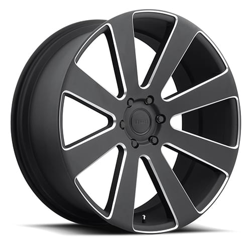 Dub 8 Ball S187 Black W/ Milled Spokes - Part Number S187240089+30 Dub 8 Ball S187 Black W/ Milled Spokes Photo