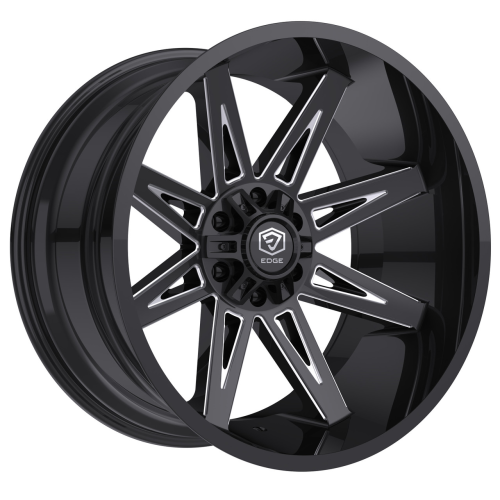 Edge Offroad 304Bm Gloss Black w/ Milled Accents
