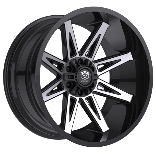 Edge Offroad 304Mb Gloss Black w/ Machined Face
