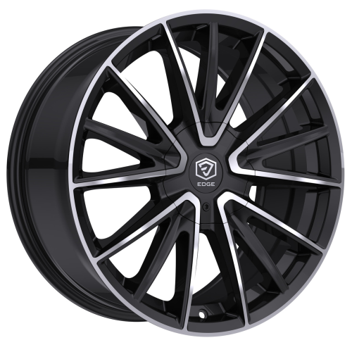 Edge Street 353Mb Gloss Black Machined Face