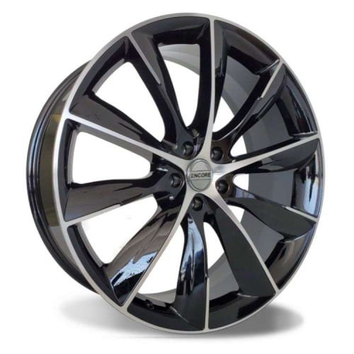 Encore Alloys Enc18 Gloss Black w/ Machined Face