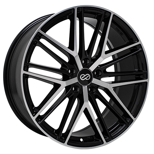 Enkei Phantom 518 Black W/ Machined Face - Part Number 518-285-1240BKM Enkei Phantom 518 Black W/ Machined Face Photo