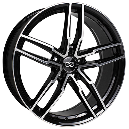 Enkei SS05 511 Black W/ Machined Face - Part Number 511-285-6538BKM Enkei SS05 511 Black W/ Machined Face Photo