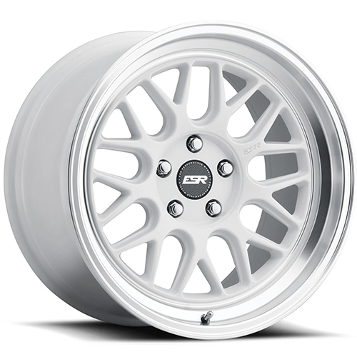 ESR CR1 Gloss White W/ Machined Lip - Part Number 80551422 CR01WHT-ML ESR CR1 Gloss White W/ Machined Lip Photo