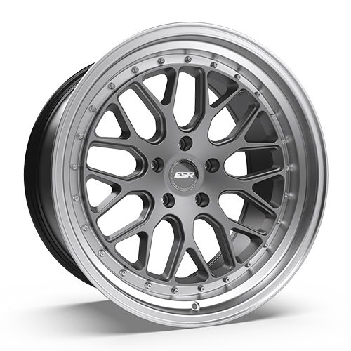 ESR CS1 Matte Graphite W/ Machined Lip - Part Number 90551422 CS01MGR-ML 5X110 ESR CS1 Matte Graphite W/ Machined Lip Photo