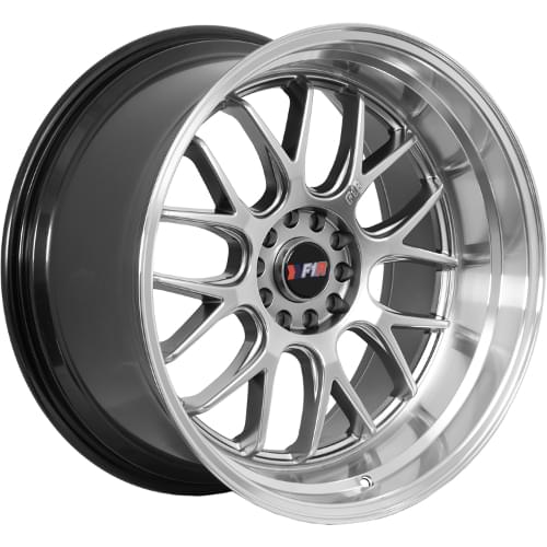 F1R F21 Hyper Black W/ Polished Lip - Part Number F2118105HB20-N F1R F21 Hyper Black W/ Polished Lip Photo