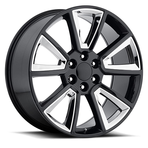 Factory Reproductions FR 57 Chevrolet Tahoe Gloss Black W/ Chrome Inserts - Part Number 57290246512 Factory Reproductions FR 57 Chevrolet Tahoe Gloss Black W/ Chrome Inserts Photo
