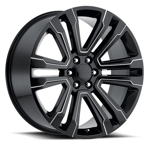 Factory Reproductions FR 72 Escalade Gloss Black W/ Ball Milled Accents - Part Number 72290246513 Factory Reproductions FR 72 Escalade Gloss Black W/ Ball Milled Accents Photo