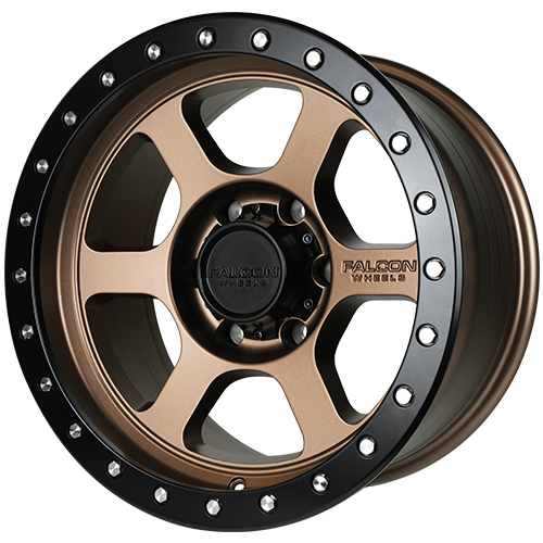 Falcon Wheels T1 Matte Bronze W/ Matte Black Ring Photo