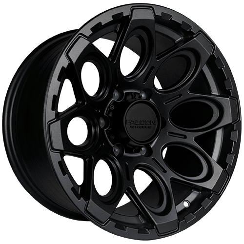 Falcon Wheels T6 Matte Black - Part Number T6-7983-12-MBK Falcon Wheels T6 Matte Black Photo