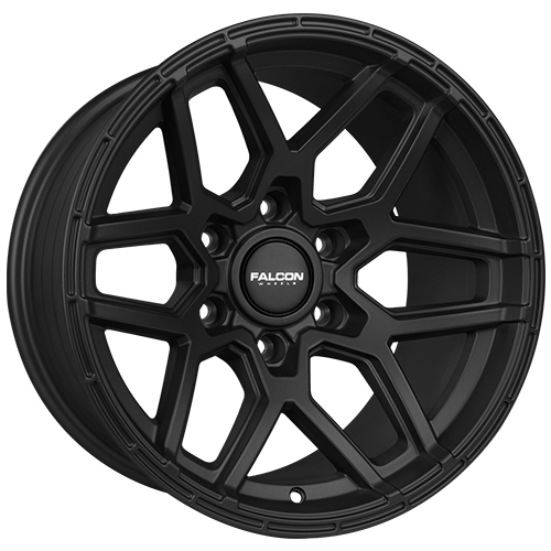 Falcon Wheels T9 Atlas Matte Black - Part Number T9-7983-38-MBK Falcon Wheels T9 Atlas Matte Black Photo