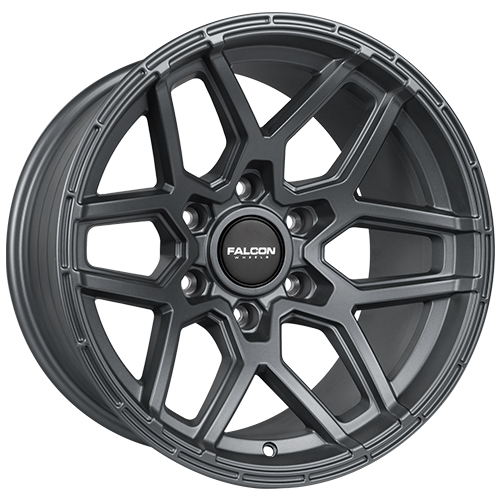 Falcon Wheels T9 Atlas Matte Gunmetal - Part Number T9-7983-38-MGN Falcon Wheels T9 Atlas Matte Gunmetal Photo