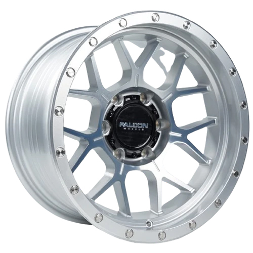 Falcon Wheels TX Titan Silver With Machined Face - Part Number TX-7983-12-SVF Falcon Wheels TX Titan Silver With Machined Face Photo