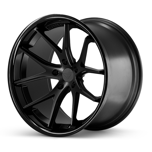 Ferrada FR2 Matte Black W/ Gloss Black Lip - Part Number FR22095108MB35 Ferrada FR2 Matte Black W/ Gloss Black Lip Photo