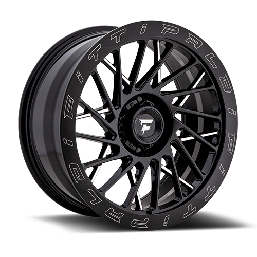 Fittipaldi Offroad FTF03 X-Trail Black W/ Milled Spokes - Part Number FTF03-20906135P06BM Fittipaldi Offroad FTF03 X-Trail Black W/ Milled Spokes Photo