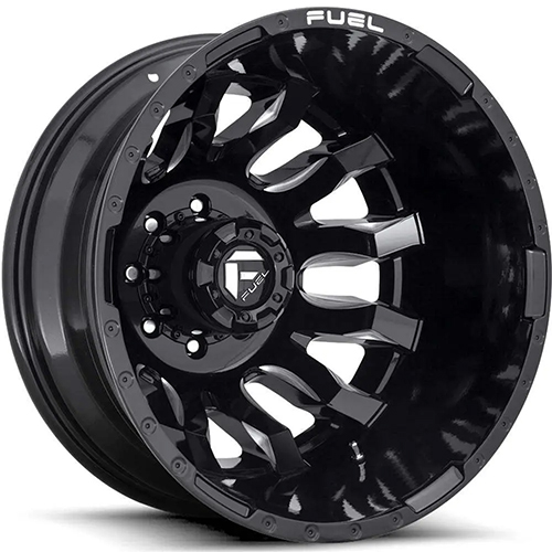 Fuel Offroad Blitz D673 Gloss Black W/ Milled Spokes Photo