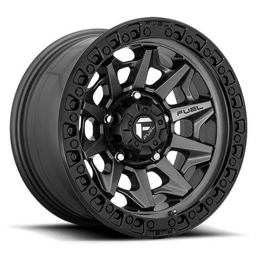 Fuel Offroad Covert D716 Matte Gunmetal W/ Black Lip - Part Number D71618901757 Fuel Offroad Covert D716 Matte Gunmetal W/ Black Lip Photo