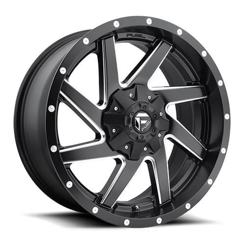 Fuel Offroad Renegade D594 Matte Black W/ Milled Spokes