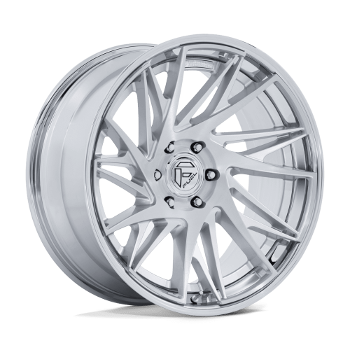 Fuel Fc405 Dynamo Brushed Gloss Silver W/ Chrome Lip