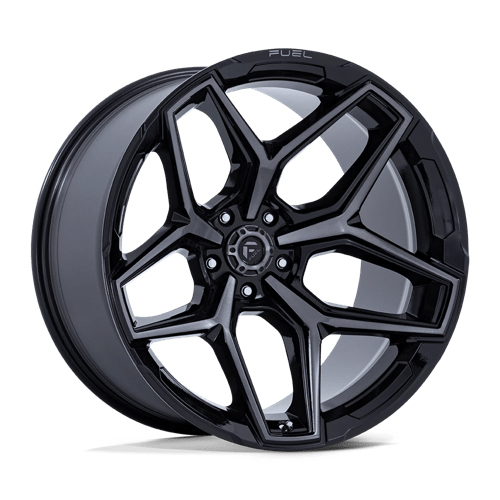 Fuel Offroad Flux D854 Gloss Black W/ Brushed Face & Dark Tint - Part Number FC854BT17906312N Fuel Offroad Flux D854 Gloss Black W/ Brushed Face & Dark Tint Photo
