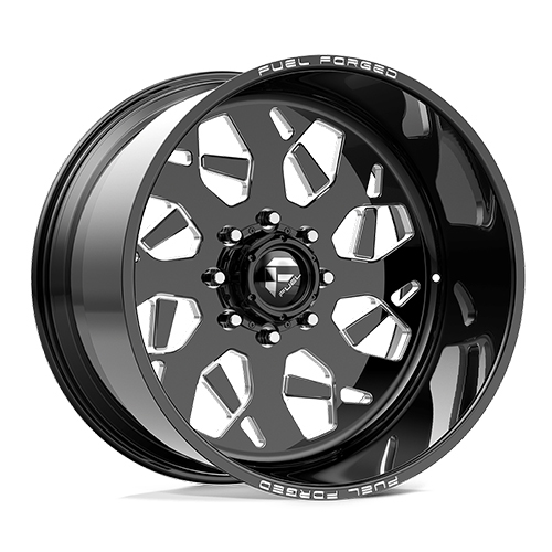Fuel Forged FF111 Gloss Black Milled - Part Number FFMFF111LS71-5-34 Fuel Forged FF111 Gloss Black Milled Photo