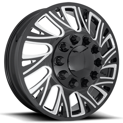 Fuel Forged FF41D Matte Black W/ Milled Spokes Photo