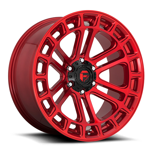 Fuel Offroad Heater D719 Candy Red Machined - Part Number D71920008447 Fuel Offroad Heater D719 Candy Red Machined Photo