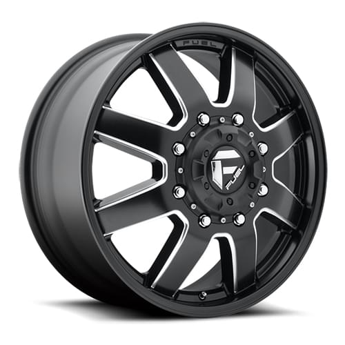 Fuel Offroad Maverick D538 Satin Black Milled Dually Front - Part Number D53822829245 Fuel Offroad Maverick D538 Satin Black Milled Dually Front Photo