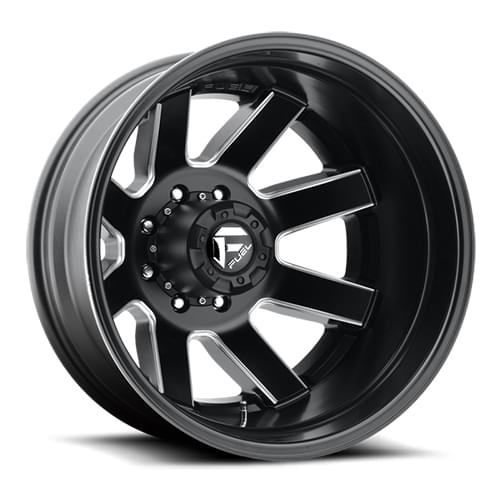 Fuel Offroad Maverick D538 Satin Black Milled Dually Front - Part Number D53822821735 Fuel Offroad Maverick D538 Satin Black Milled Dually Front Photo
