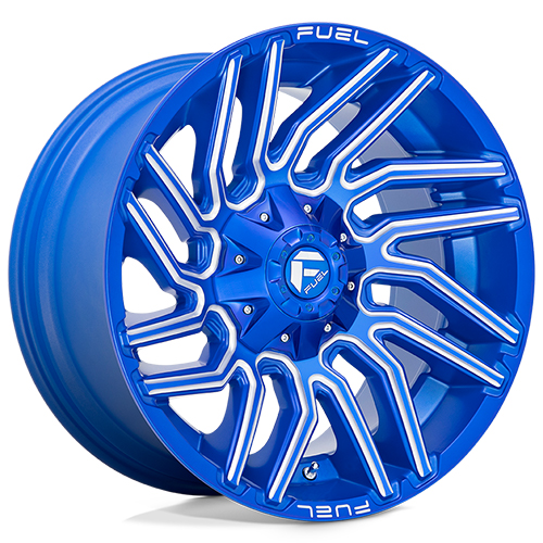 Fuel Offroad D774 Typhoon Anodized Blue Milled - Part Number D77420001847 Fuel Offroad D774 Typhoon Anodized Blue Milled Photo