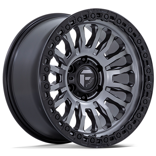 Fuel Offroad Rincon FC857 Matte Gunmetal W/ Black Lip