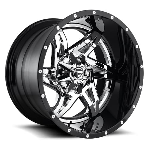 Fuel Offroad Rocker D272 Chrome W/ Black Lip - Part Number D27222009850 Fuel Offroad Rocker D272 Chrome W/ Black Lip Photo