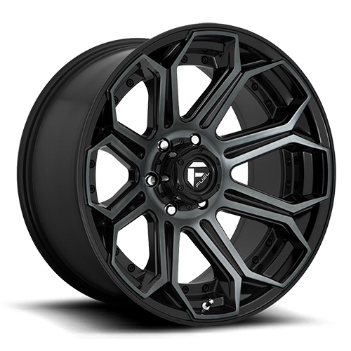 Fuel Offroad Siege D704 Gloss Black W/ Machined Face DDT - Part Number D70418901745 Fuel Offroad Siege D704 Gloss Black W/ Machined Face DDT Photo