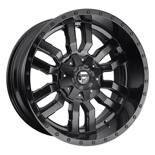 Fuel Offroad Sledge D596 Matte Black W/ Gloss Black - Part Number D59620001847 Fuel Offroad Sledge D596 Matte Black W/ Gloss Black Photo