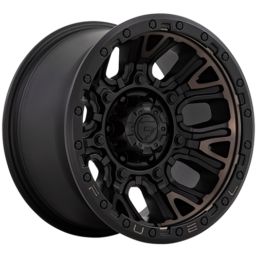 Fuel Offroad Traction D824 Matte Black W/ Double Dark Tint - Part Number D82417908750 Fuel Offroad Traction D824 Matte Black W/ Double Dark Tint Photo